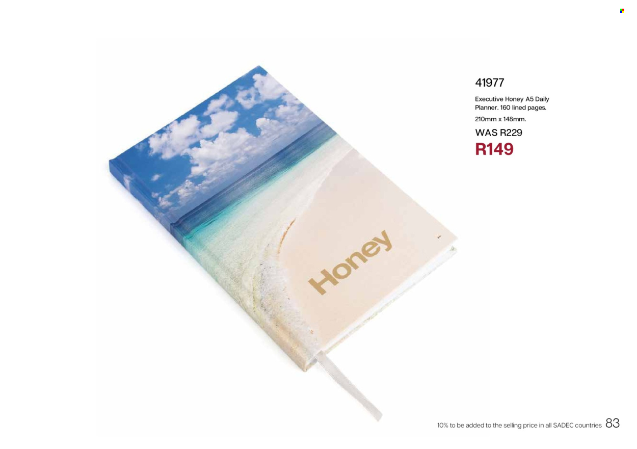 Honey specials. Page 85