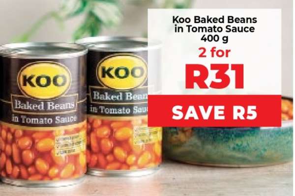 Koo Baked Beans in Tomato Sauce