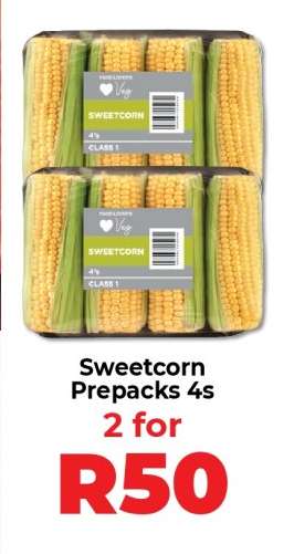 Sweetcorn Prepacks 4s