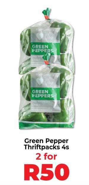 Green Pepper Thriftpacks 4s