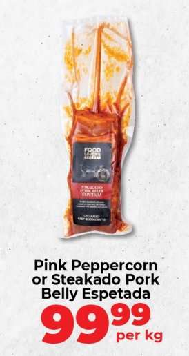 Pink Peppercorn or Steakado Pork Belly Espetada
