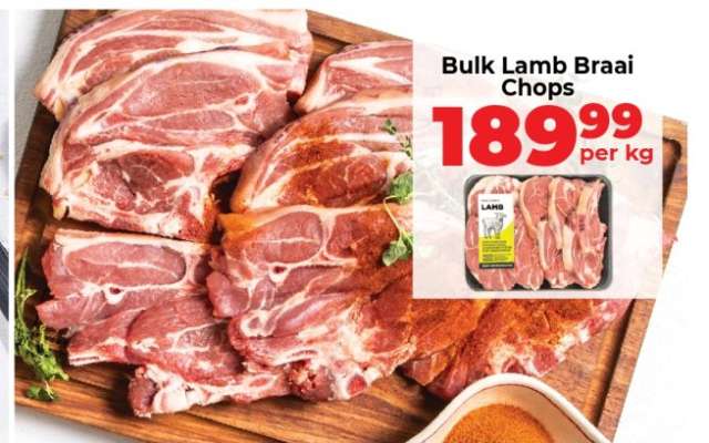 Bulk Lamb Braai Chops