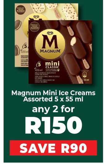 Magnum Mini Ice Creams Assorted 5 x 55 ml