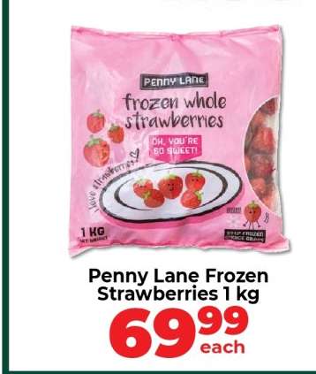 Penny Lane Frozen Strawberries 1 kg