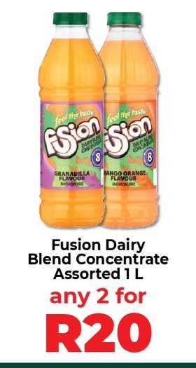 Fusion Dairy Blend Concentrate Assorted 1 L