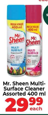 Mr. Sheen Multi-Surface Cleaner Assorted 400 ml