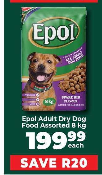 Epol Adult Dry Dog Food Assorted 8 kg