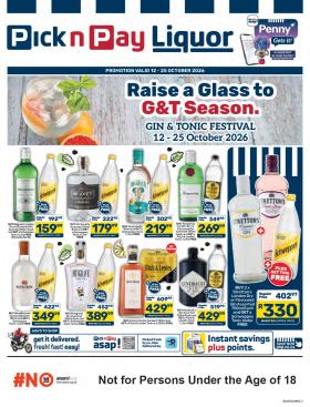 Pick n Pay - G&T Festival Specials