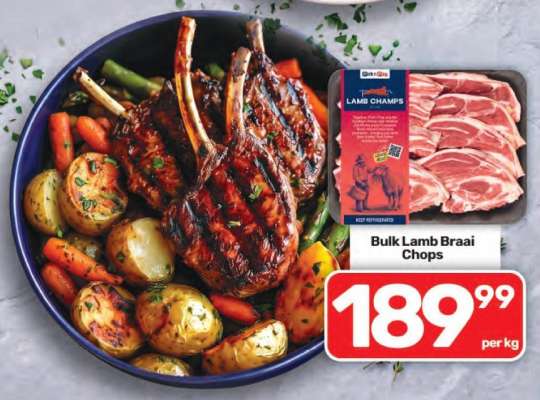 Bulk Lamb Braai Chops