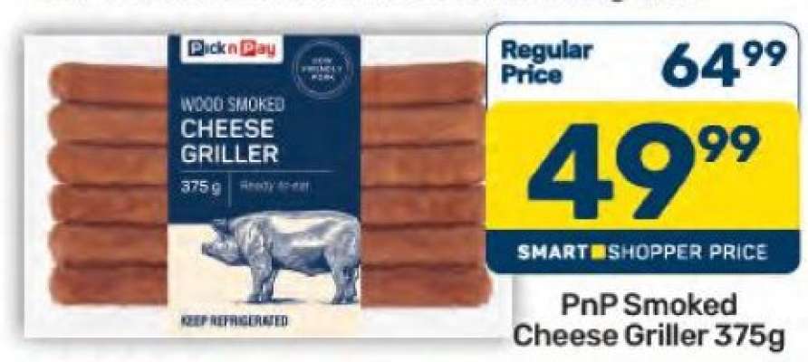 PnP Smoked Cheese Griller 375g