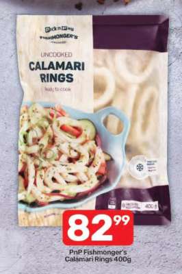 PnP Fishmonger's Calamari Rings 400g
