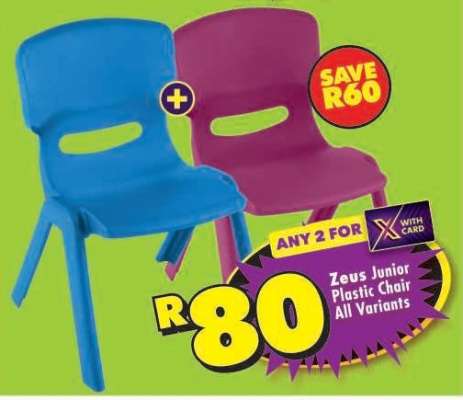 Zeus Junior Plastic Chair All Variants