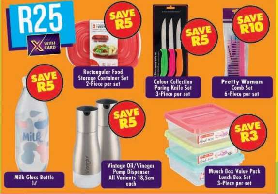 Rectangular Food Storage Container Set