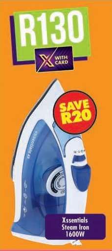 Xssentials Steam Iron 1600W