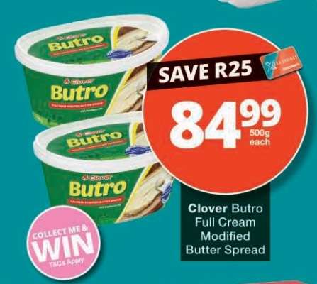 Clover Butro Full Cream Modified Butter Spread