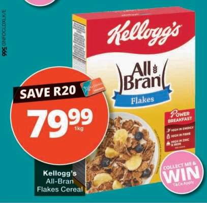 Kellogg's All Bran Flakes Cereal