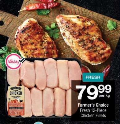 Farmer's Choice Fresh 12-Piece Chicken Fillets
