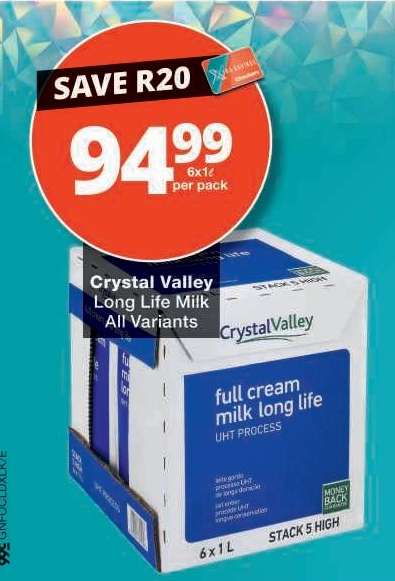 CRYSTAL VALLEY LONG LIFE MILK