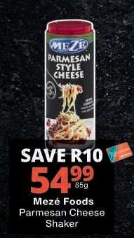 Mezé Foods Parmesan Cheese Shaker