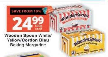 WOODEN SPOON BAKING MARGARINE