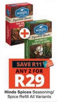 Hinds Spices Seasoning/Spice Refill All Variants