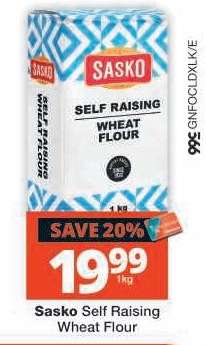 SASKO SELF RAISING Wheat Flour