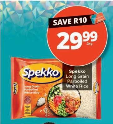 SPEKKO LONG GRAIN PARBOILED WHITE RICE