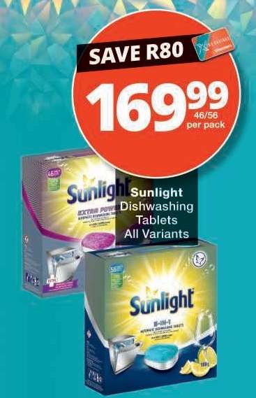 Sunlight Dishwashing Tablets