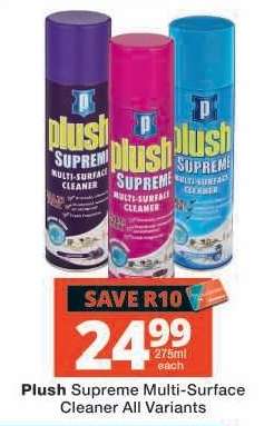 Plush Supreme Multi-Surface Cleaner All Variants