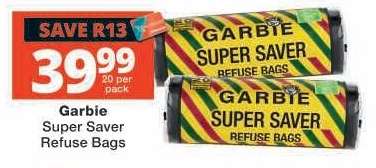 Garbie Super Saver Refuse Bags