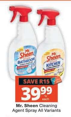Mr. Sheen Cleaning Agent Spray All Variants