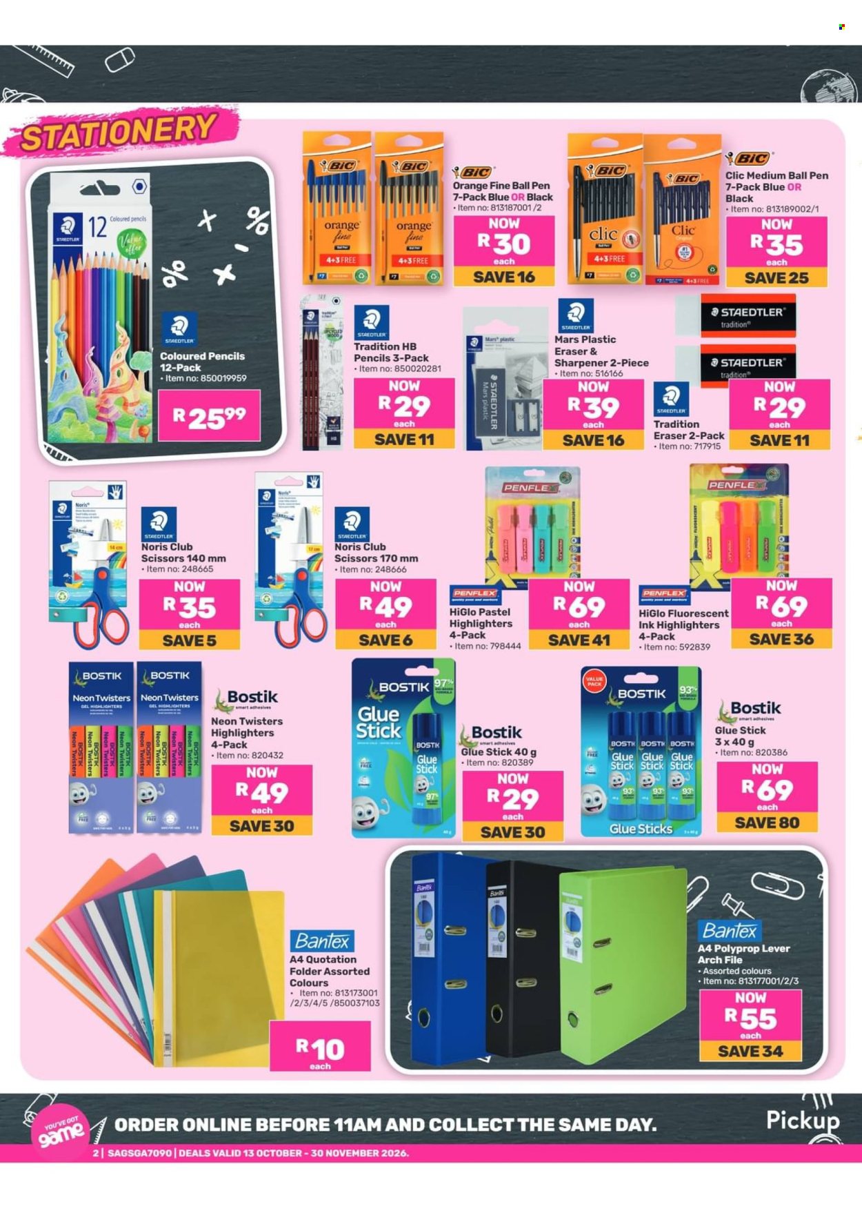 Game specials - 10.13.2026 - 10.30.2026. Page 2