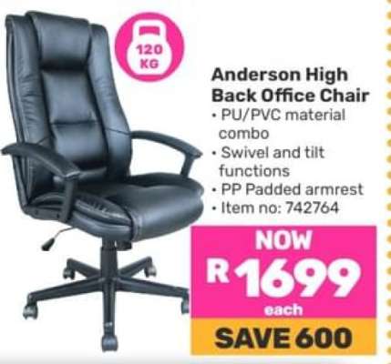 Anderson High Back Office Chair