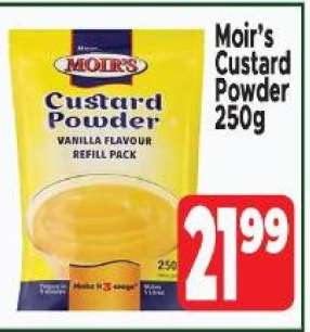 Moir's Custard Powder 250g