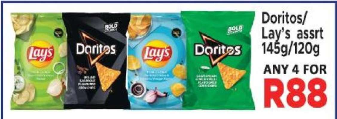 Doritos/Lay's assrt 145g/120g