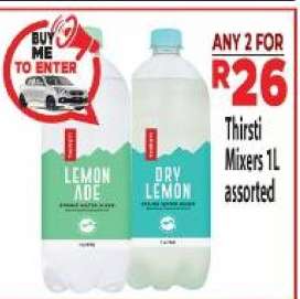 Thirsti Mixers 1L assorted