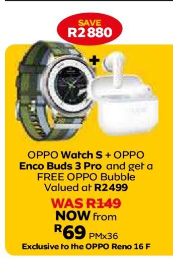 OPPO Watch S + OPPO Enco Buds 3 Pro