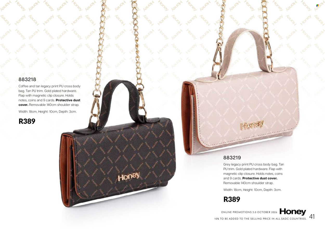 Honey specials. Page 43