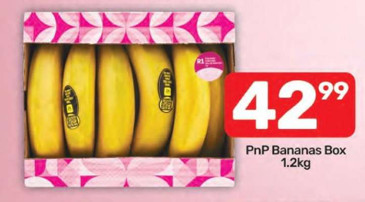 PnP Bananas Box 1.2kg