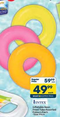 Intex Inflatable Neon Frost Tube