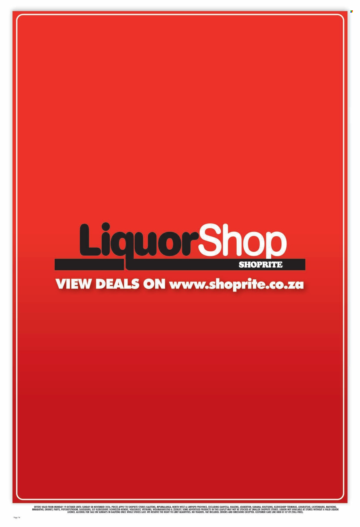 Shoprite specials - 10.19.2026 - 11.08.2026. Page 14