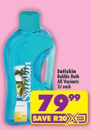 Satiskin Bubble Bath