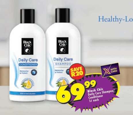 BLACK CHIC DAILY CARE SHAMPOO/CONDITIONER
