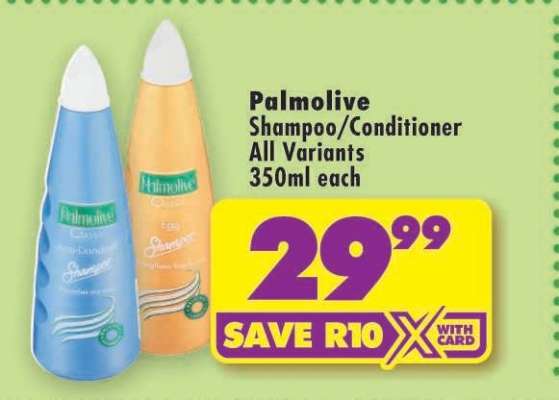 PALMOLIVE SHAMPOO/CONDITIONER