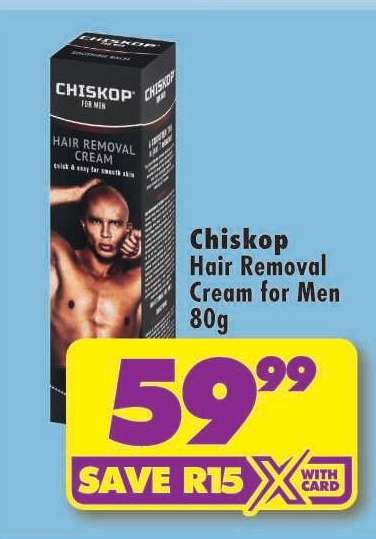 Chiskop Hair Removal Cream for Men 80g