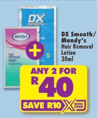 DX Smooth/Mandy's Hair Removal Lotion 30ml