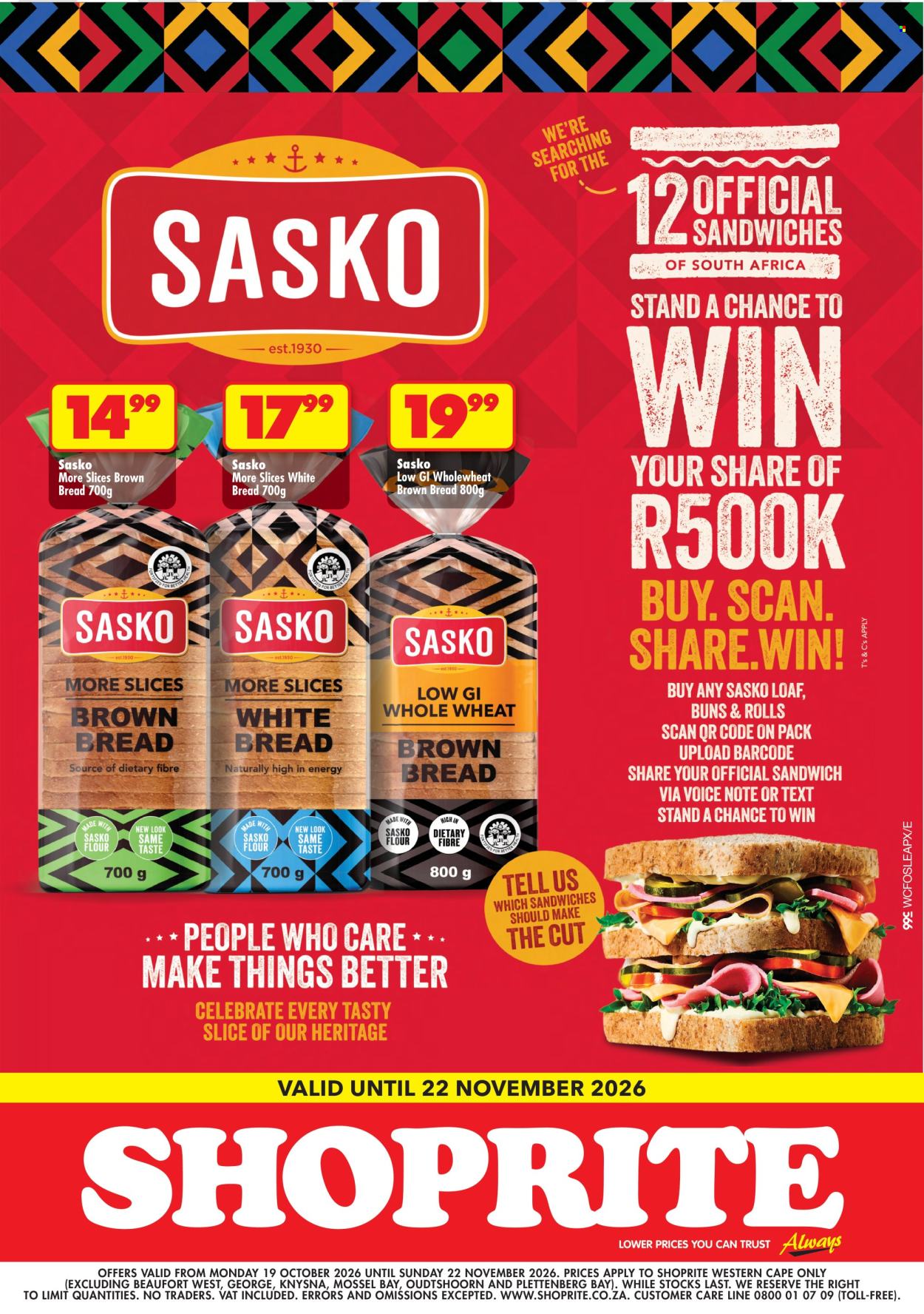 Shoprite specials - 10.19.2026 - 11.22.2026. Page 1