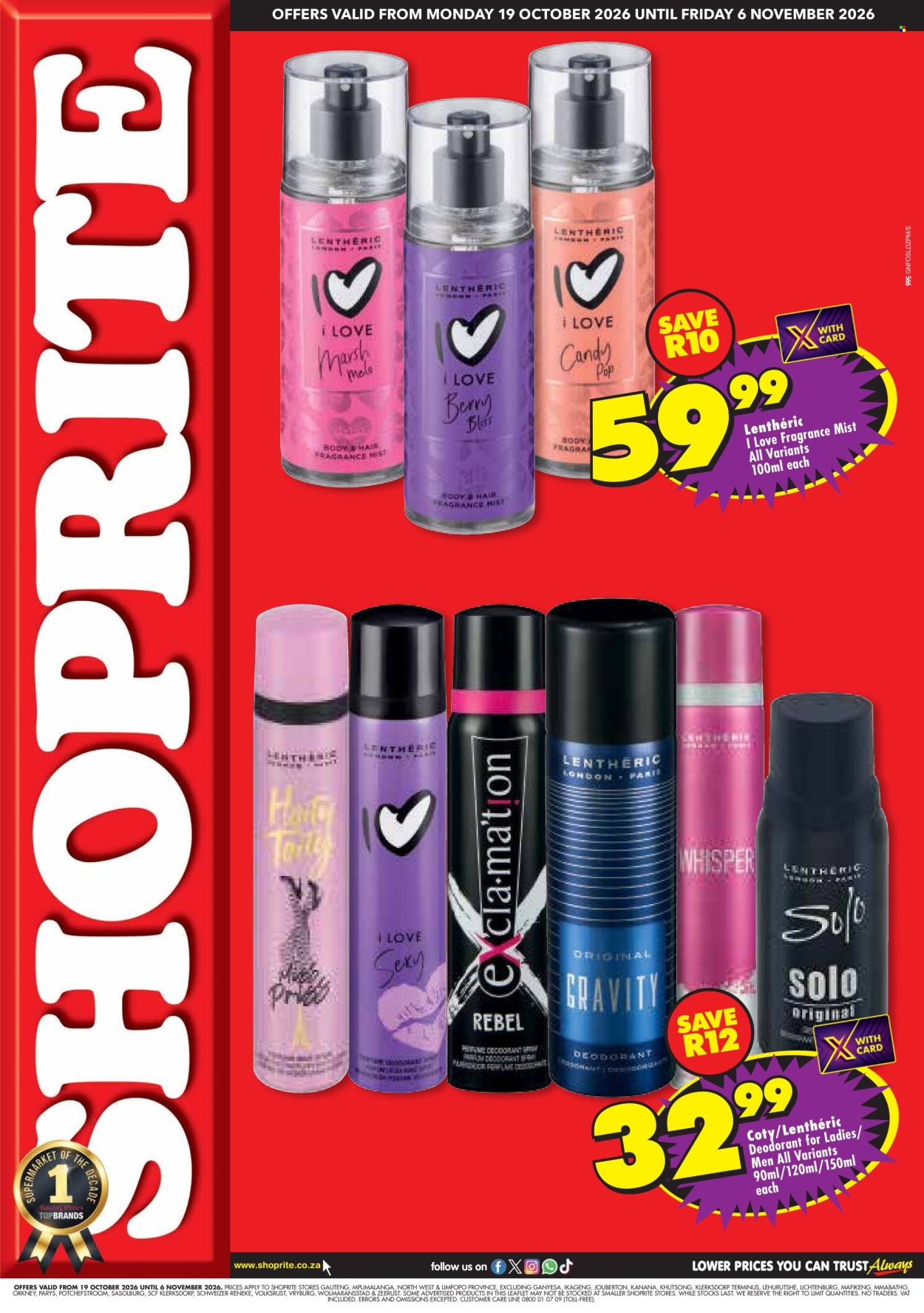 Shoprite specials - 10.19.2026 - 11.06.2026. Page 1