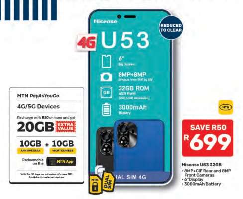 Hisense U53 32GB
