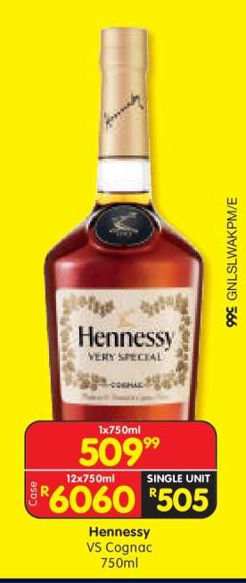 Hennessy VS Cognac-750ml